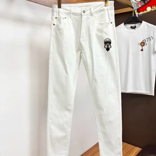 Replica Fendi Jeans For Men #1450849 $48.00 USD for Wholesale