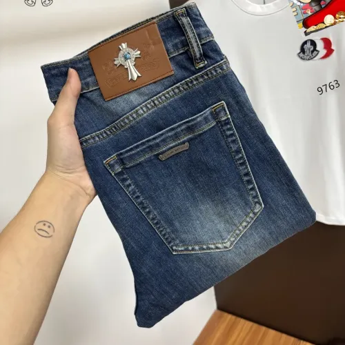 Wholesale Chrome Hearts Jeans For Men #1450851 $48.00 USD, Wholesale Quality Replica Chrome Hearts Jeans