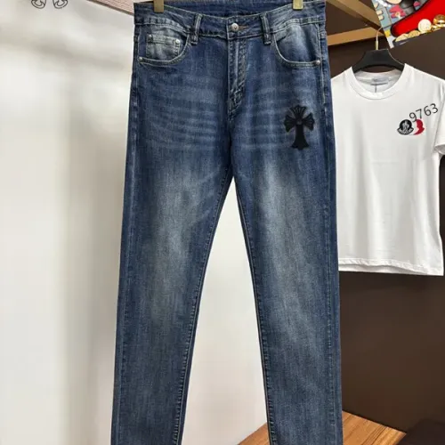 Replica Chrome Hearts Jeans For Men #1450851 $48.00 USD for Wholesale