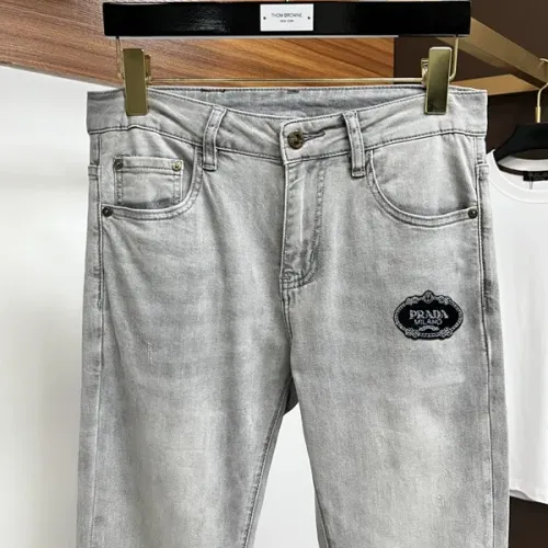 Replica Prada Jeans For Men #1450857 $48.00 USD for Wholesale