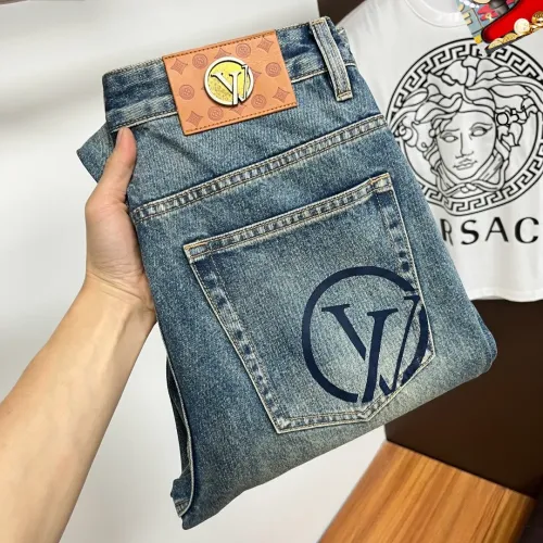 Wholesale Louis Vuitton LV Jeans For Men #1450865 $48.00 USD, Wholesale Quality Replica Louis Vuitton LV Jeans