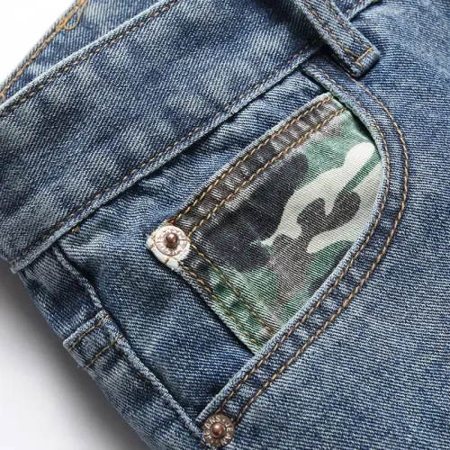 Replica Balmain Jeans For Men #1450916 $48.00 USD for Wholesale