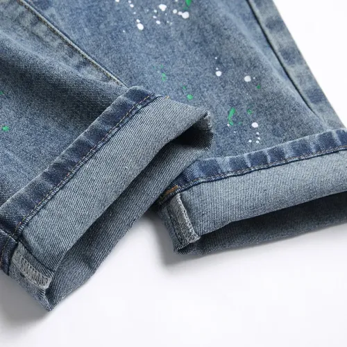 Replica Balmain Jeans For Men #1450916 $48.00 USD for Wholesale