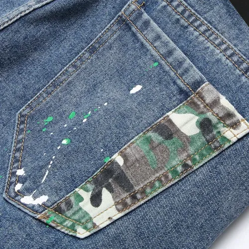 Replica Balmain Jeans For Men #1450916 $48.00 USD for Wholesale