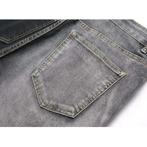 Replica Balmain Jeans For Men #1450917 $48.00 USD for Wholesale