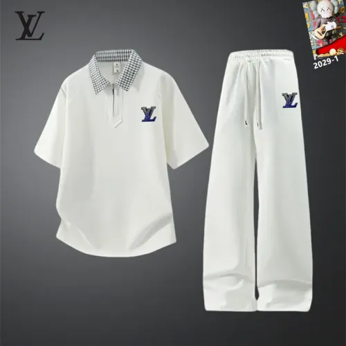 Wholesale Louis Vuitton LV Tracksuits Short Sleeved For Men #1450926 $60.00 USD, Wholesale Quality Replica Louis Vuitton LV Tracksuits