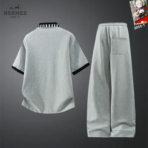 Replica Hermes Tracksuits Short Sleeved For Men #1450935 $60.00 USD for Wholesale