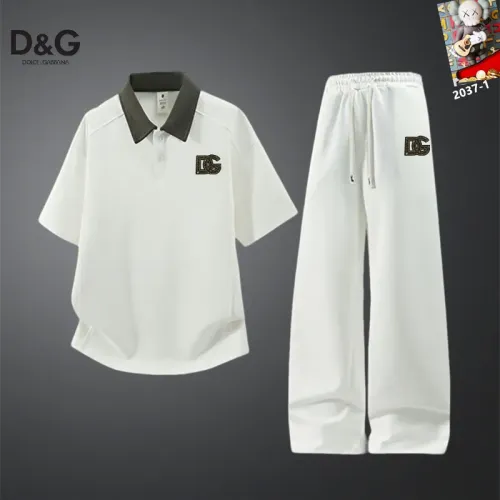 Wholesale Dolce &amp; Gabbana D&amp;G Tracksuits Short Sleeved For Men #1450937 $60.00 USD, Wholesale Quality Replica Dolce &amp; Gabbana D&amp;G Tracksuits