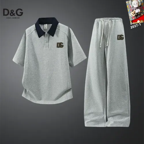 Wholesale Dolce &amp; Gabbana D&amp;G Tracksuits Short Sleeved For Men #1450938 $60.00 USD, Wholesale Quality Replica Dolce &amp; Gabbana D&amp;G Tracksuits
