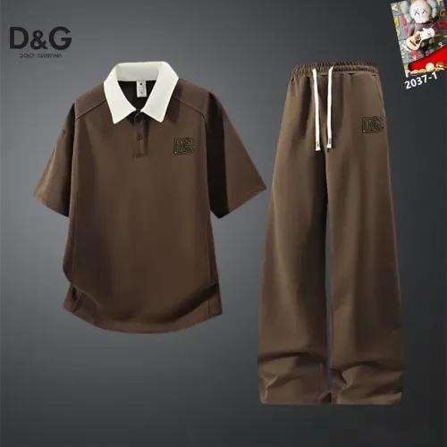 Wholesale Dolce &amp; Gabbana D&amp;G Tracksuits Short Sleeved For Men #1450939 $60.00 USD, Wholesale Quality Replica Dolce &amp; Gabbana D&amp;G Tracksuits