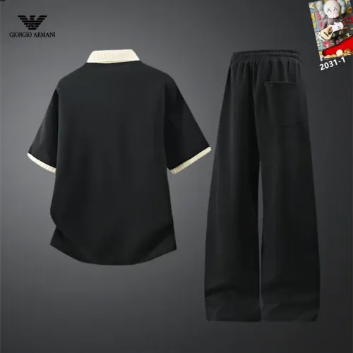 Replica Armani Tracksuits Short Sleeved For Men #1450945 $60.00 USD for Wholesale