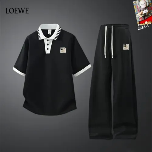 Wholesale LOEWE Tracksuits Short Sleeved For Men #1450956 $60.00 USD, Wholesale Quality Replica LOEWE Tracksuits