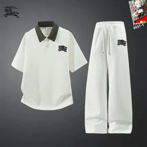 Wholesale Burberry Tracksuits Short Sleeved For Men #1450957 $60.00 USD, Wholesale Quality Replica Burberry Tracksuits