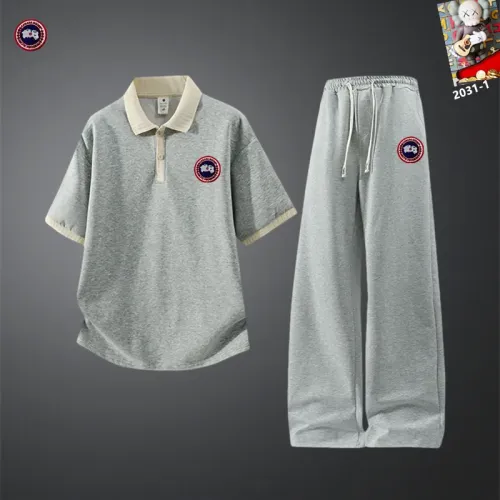Wholesale Canada Goose Tracksuits Short Sleeved For Men #1450962 $60.00 USD, Wholesale Quality Replica Canada Goose Tracksuits
