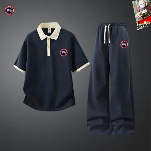 Wholesale Canada Goose Tracksuits Short Sleeved For Men #1450964 $60.00 USD, Wholesale Quality Replica Canada Goose Tracksuits