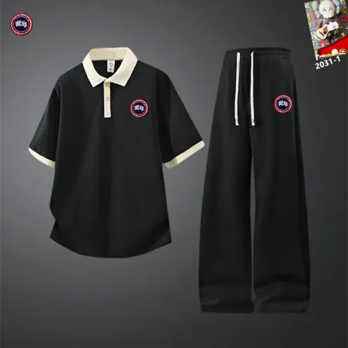 Wholesale Canada Goose Tracksuits Short Sleeved For Men #1450965 $60.00 USD, Wholesale Quality Replica Canada Goose Tracksuits