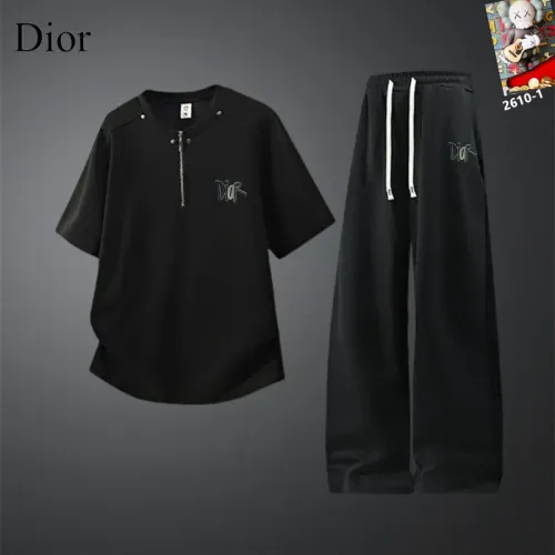 Wholesale Christian Dior Tracksuits Short Sleeved For Men #1450973 $60.00 USD, Wholesale Quality Replica Christian Dior Tracksuits