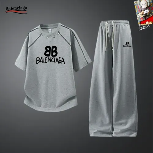 Wholesale Balenciaga Fashion Tracksuits Short Sleeved For Men #1450979 $60.00 USD, Wholesale Quality Replica Balenciaga Fashion Tracksuits