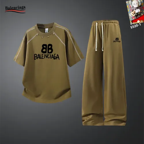 Wholesale Balenciaga Fashion Tracksuits Short Sleeved For Men #1450980 $60.00 USD, Wholesale Quality Replica Balenciaga Fashion Tracksuits
