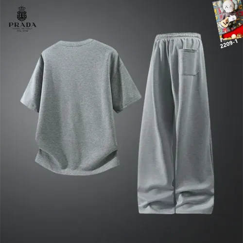 Replica Prada Tracksuits Short Sleeved For Men #1450993 $60.00 USD for Wholesale