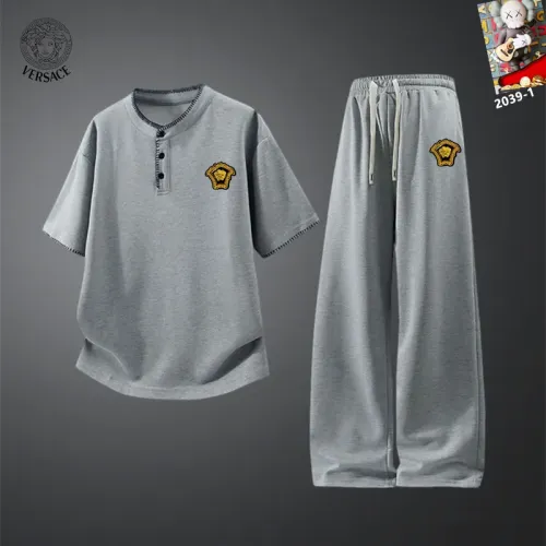 Wholesale Versace Tracksuits Short Sleeved For Men #1451005 $60.00 USD, Wholesale Quality Replica Versace Tracksuits