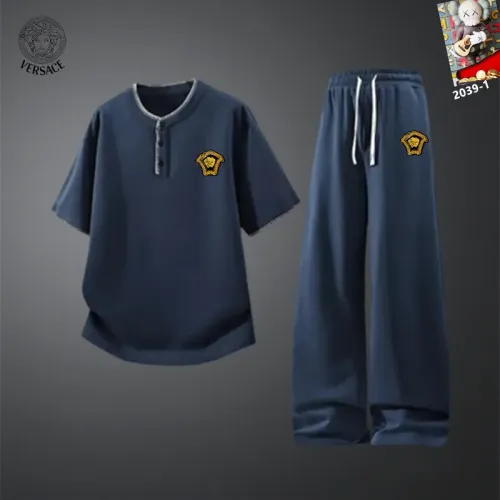 Wholesale Versace Tracksuits Short Sleeved For Men #1451006 $60.00 USD, Wholesale Quality Replica Versace Tracksuits