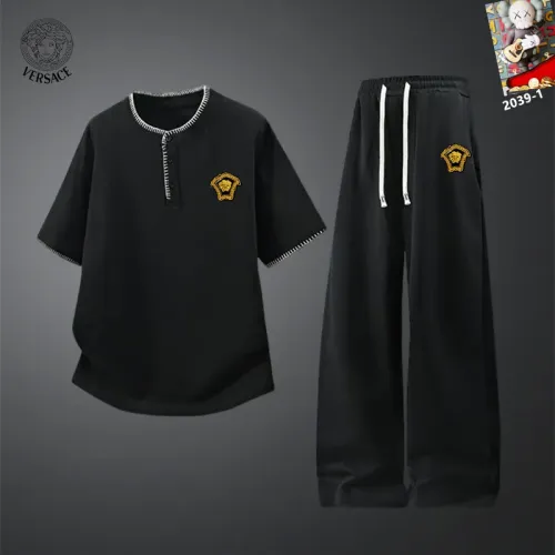 Wholesale Versace Tracksuits Short Sleeved For Men #1451007 $60.00 USD, Wholesale Quality Replica Versace Tracksuits