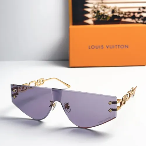 Wholesale Louis Vuitton AAA Quality Sunglasses #1451017 $60.00 USD, Wholesale Quality Replica Louis Vuitton AAA Quality Sunglasses