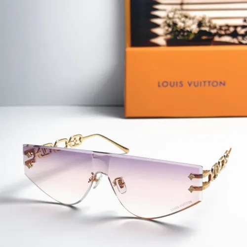 Wholesale Louis Vuitton AAA Quality Sunglasses #1451018 $60.00 USD, Wholesale Quality Replica Louis Vuitton AAA Quality Sunglasses