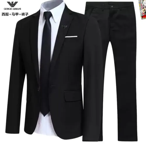 Wholesale Armani Tracksuits Long Sleeved For Men #1451063 $92.00 USD, Wholesale Quality Replica Armani Tracksuits
