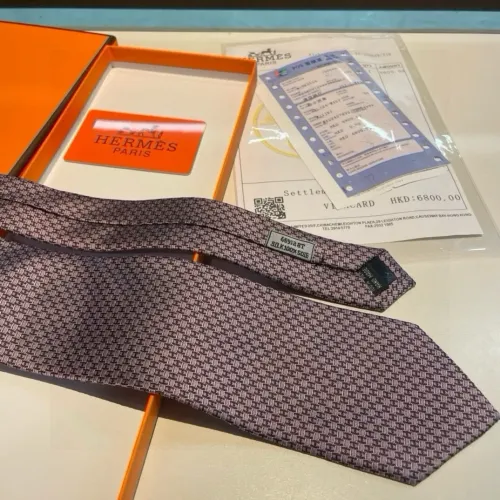 Replica Hermes Necktie For Men #1451112 $29.00 USD for Wholesale
