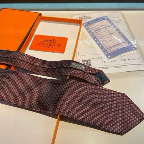 Replica Hermes Necktie For Men #1451113 $29.00 USD for Wholesale