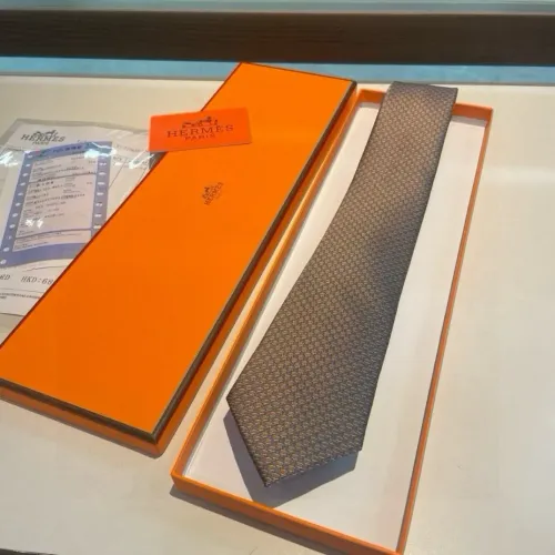 Replica Hermes Necktie For Men #1451114 $29.00 USD for Wholesale
