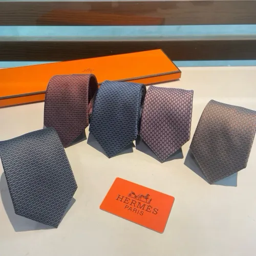 Replica Hermes Necktie For Men #1451116 $29.00 USD for Wholesale