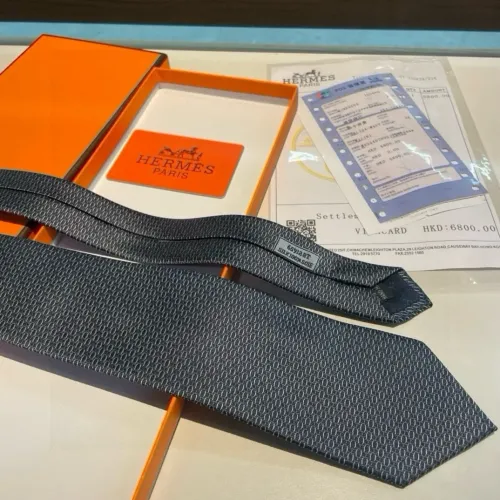 Replica Hermes Necktie For Men #1451116 $29.00 USD for Wholesale