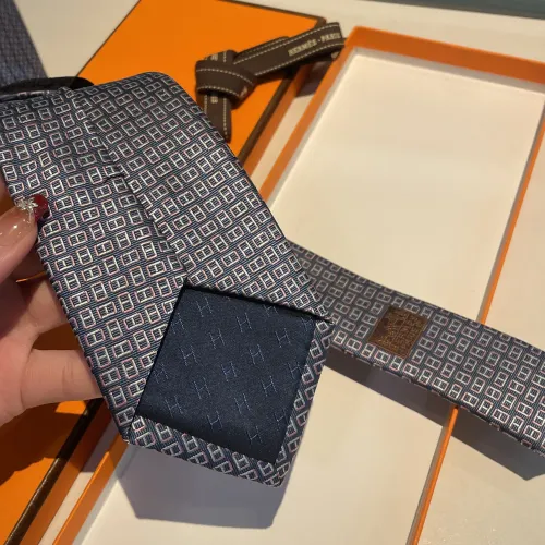 Replica Hermes Necktie For Men #1451199 $34.00 USD for Wholesale