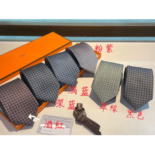 Replica Hermes Necktie For Men #1451200 $34.00 USD for Wholesale