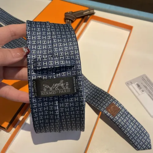 Replica Hermes Necktie For Men #1451202 $34.00 USD for Wholesale