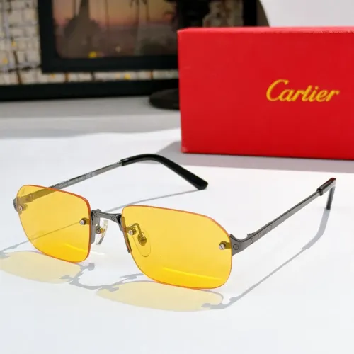 Wholesale Cartier AAA Quality Sunglassess #1451210 $45.00 USD, Wholesale Quality Replica Cartier AAA Quality Sunglassess