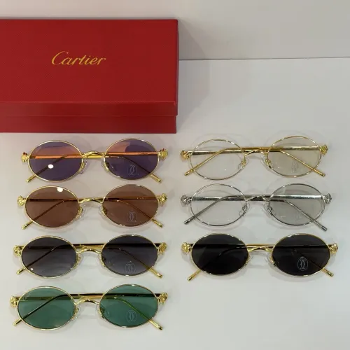 Replica Cartier AAA Quality Sunglassess #1451217 $60.00 USD for Wholesale