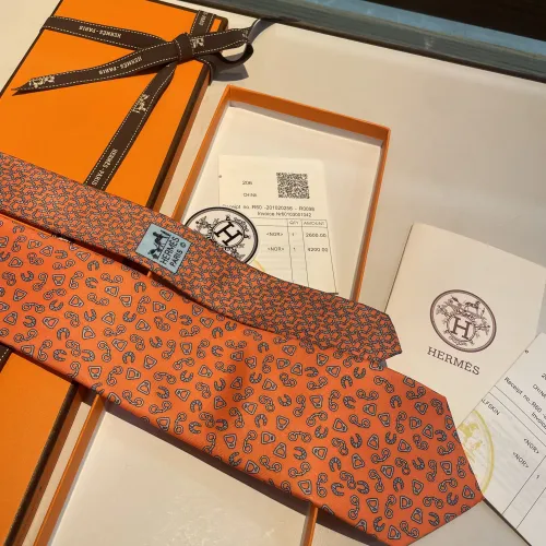 Replica Hermes Necktie For Men #1451220 $34.00 USD for Wholesale