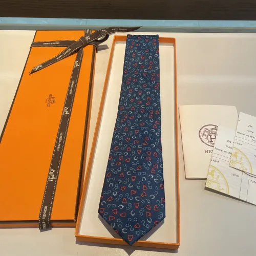 Replica Hermes Necktie For Men #1451225 $34.00 USD for Wholesale