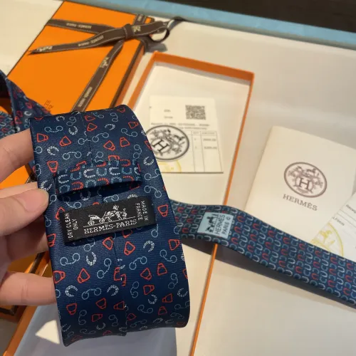 Replica Hermes Necktie For Men #1451225 $34.00 USD for Wholesale