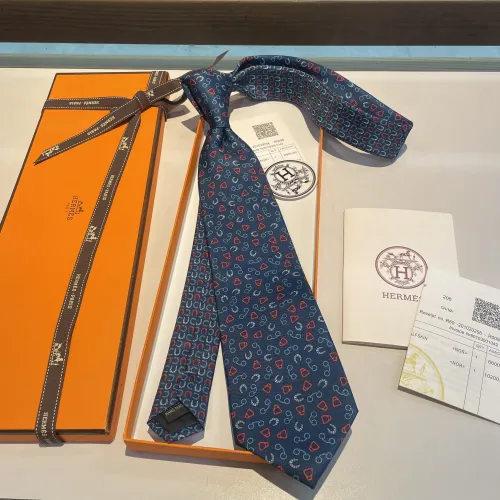 Replica Hermes Necktie For Men #1451225 $34.00 USD for Wholesale