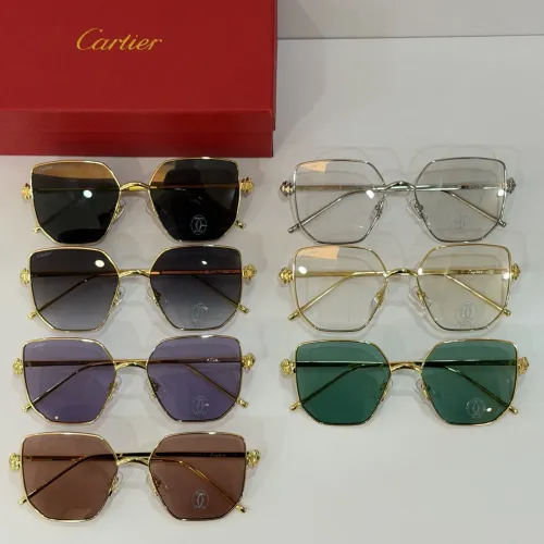 Replica Cartier AAA Quality Sunglassess #1451228 $60.00 USD for Wholesale