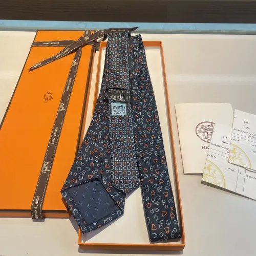Replica Hermes Necktie For Men #1451229 $34.00 USD for Wholesale