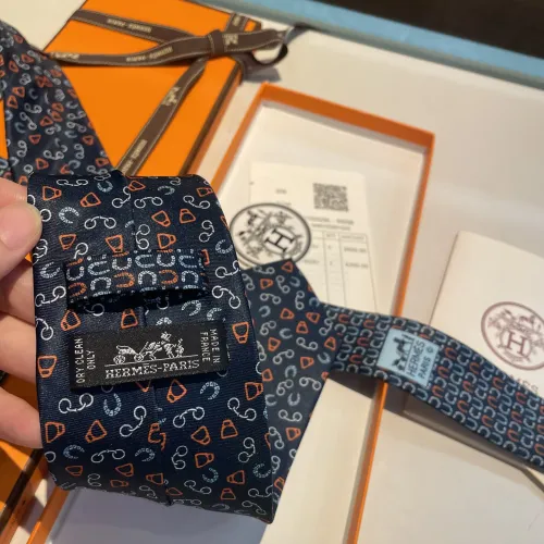 Replica Hermes Necktie For Men #1451229 $34.00 USD for Wholesale