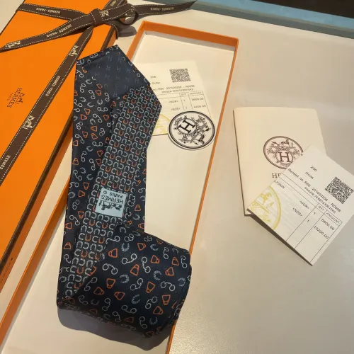 Replica Hermes Necktie For Men #1451229 $34.00 USD for Wholesale