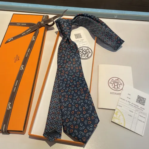 Replica Hermes Necktie For Men #1451229 $34.00 USD for Wholesale