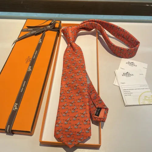 Replica Hermes Necktie For Men #1451230 $34.00 USD for Wholesale
